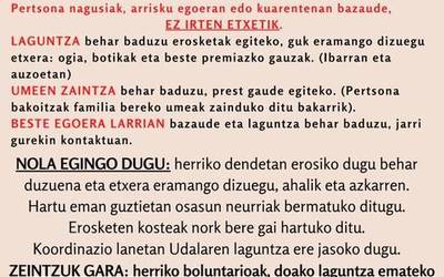 Aramaion ere, herritarren arteko laguntza sarea