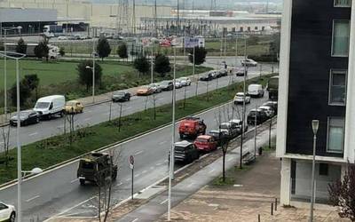 Espainiako Armadak Gasteizen esku hartu du, alarma egoera dela eta
