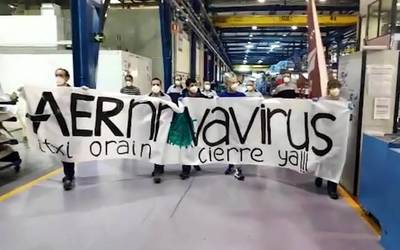 Aernnovako langileek ere Berantevillako fabrika gelditzea lortu dute