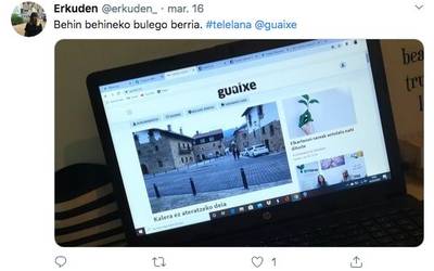 Behin-behineko bulego berria #telelana @guaixe