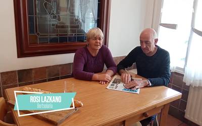 Rosi Lazkano bertsolaria, etxetik mundura