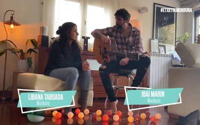 Libana Taboada eta Ibai Marin, etxetik mundura