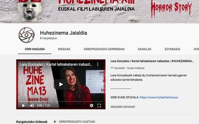 Huhezinema jaialdi birtuala hasteko prest dago