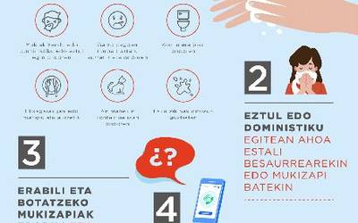 2 pertsona hil dira Lantzen, koronabirusak eraginda