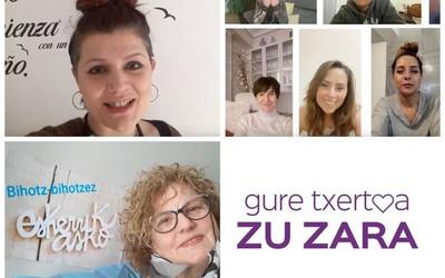 Esker oneko bideoa plazaratu du Ibai-artek, herriko erosleak euren "txertoa" direla esanaz
