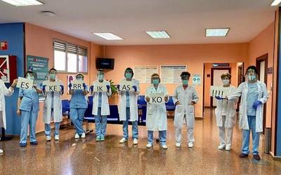 Aurpegia babesteko biserak egin dituzte Miguel Altunan