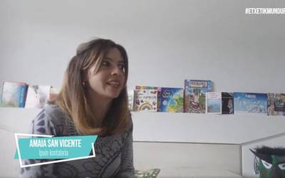 Amaia San Vicenteren ipuin kontakizuna, gaur #EtxetikMundura saioan