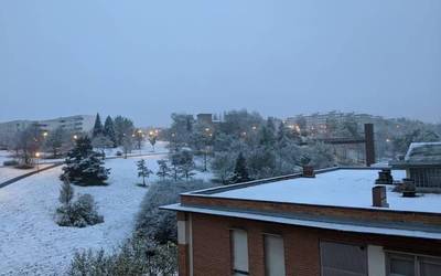 Elurtuta esnatu da Iruñerria