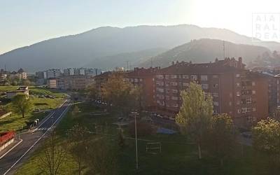 Rafa Vasco omendu dute Laudioko balkoietatik
