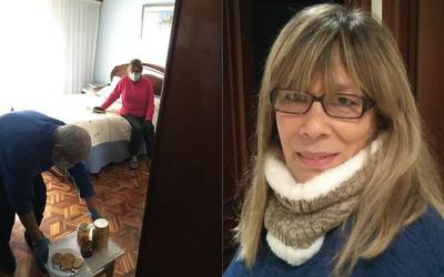 Rosa Maria Sanchez: "Hasieran, lur jota zaude, baina gaixotasun hau gainditu daiteke"
