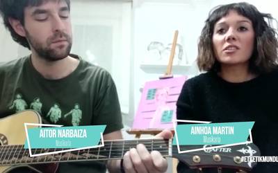 Ainhoa Martin eta Aitor Narbaiza, etxetik mundura