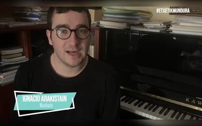 Ignacio Arakistainen musika, etxetik mundura