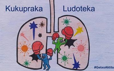 Getxoko haurrek eta gazteek egindako irudien bila dabiltza