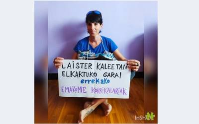 Erreka Kirol Elkarteko kideek zaleei animo mezuak bidaltzeko bideoa egin dute