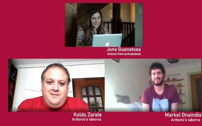 [BIDEOA] Koldo Zarate eta Markel Onaindia: "Bonoak salgai jartzea bururatu zitzaigun eta erantzunagaz oso esker oneko gaude"