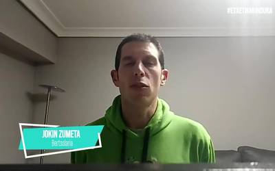 Jokin Zumeta bertsolaria, etxetik mundura