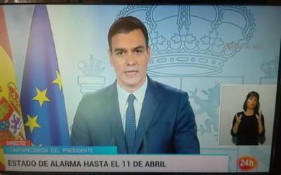 [AZKEN ORDUKOA] 15 egun gehiago luzatuko du alarma egoera Espainiar estatuak eta neurri gehiago hartuko ditu