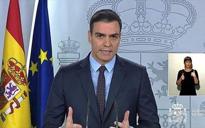 Itxialdia maiatzaren 9ra arte luzatzea proposatuko du Sanchezek