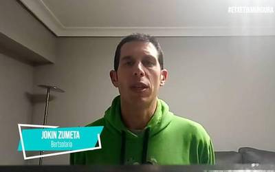 Jokin Zumeta, etxetik mundura bertsotan