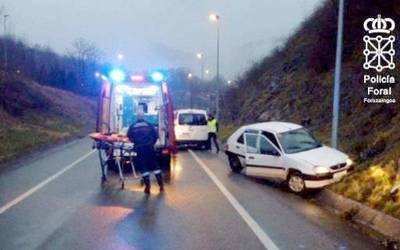 Covid-19aren eraginez, istripu kopurua %77 jautsi da Nafarroan azken hilabetean