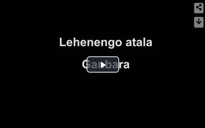 'Konfinamendua' bideo sortako aurreneko atala: 'Ganbara'