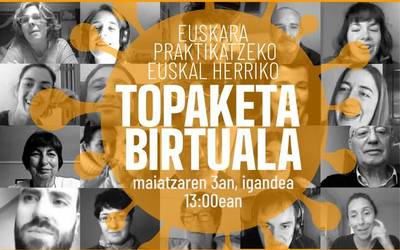 Euskara praktikatzeko Euskal Herriko Topaketa birtuala antolatu du AEK-k