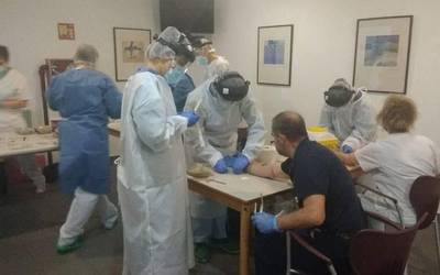 Negatibo eman dute Urduñako nagusien egoitzan egindako koronabirus proba guztiek