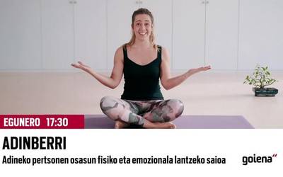 Adinekoek osasun fisikoa lantzeko 'Adinberri' saioa estreinatuko du gaur Goiena telebistak
