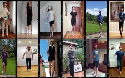 [BIDEOA]: Etxean dantzan jarraitzen dute Iremiñeko dantzariek