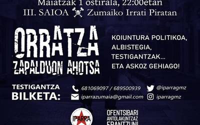 'Orratza, Zapalduon Ahotsa' saio berezia, Langileriaren Nazioarteko Egunean