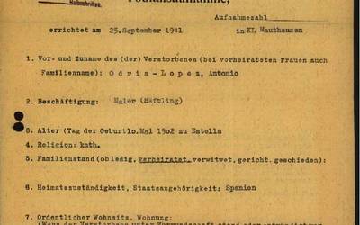 Nafarroako Gobernuak nazien eremuetara deportatu zituzten 58 nafarren errolda argitaratu du