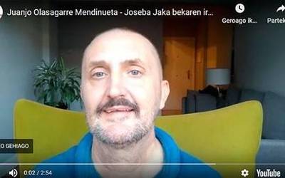Juanjo Olasagarre Mendinuetak jasoko du Elkar Fundazioaren Joseba Jaka beka