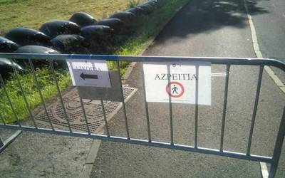 HARA! Azkoititik Azpeitirako muga ondo adierazita