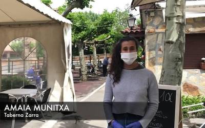 [BIDEOA]: "Ahal izan dugun moduan, etxekoekin, zabaldu dugu taberna"