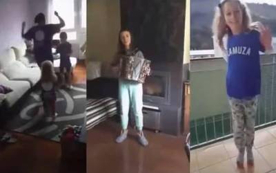 Lamuza Ikastetxeko familiek konfinamenduan eginiko bideoa, hemen ikusgai