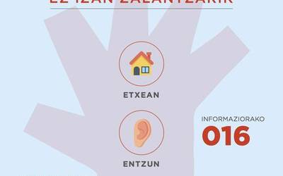 Genero indarkeriari aurre egiteko baliabideak plazaratu dituzte Lesakako Emakume Taldeak eta Udalak