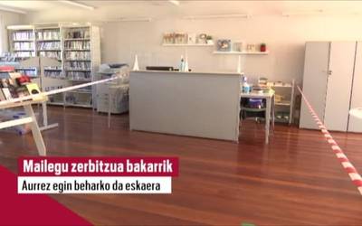 Bailarako liburutegiak hasi dira irekierarako prestatzen