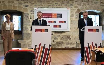 Iñigo Urkullu lehendakariak eskerrak eman dizkio Mondragon Taldeari hilabeteotan egindako lanagatik eta izandako jarrerarengatik