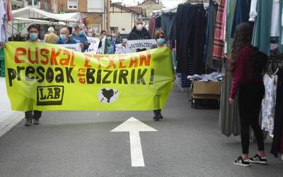LAB presoen eskubideen alde mobilizatu da