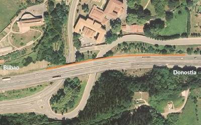 Ibilgailuen zaratatik babesteko pantaila bat jarriko dute AP-8an, Zaldibar parean