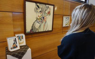 Zorione Mendezek 'Marrak' artelan sorta ikusgai jarri du Usurbilen