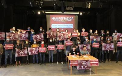 Manifestazioa uztailaren 4an, Zaldibarko zabortegiaren aferan erantzukizun politikoak exijitzeko