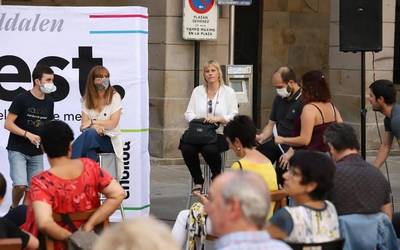 Uztailaren 12an "bi ereduren artean" aukeratu beharra dagoela esan du EH Bilduk Bergaran
