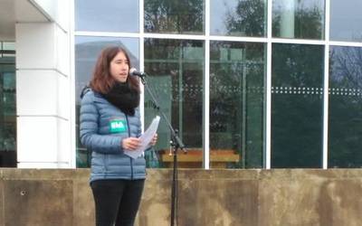 Leire Gallego (ELA): "Gaur Agoizko Siemens Gamesa da, baina bihar beste bat izan daiteke"