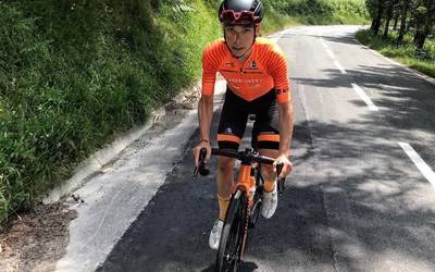 «Maillot laranja hau berriz ere maila gorenera eraman nahi dut»