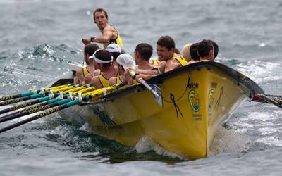 Garaipena lortuta, ligako buru jarri dira Orioko mutilak