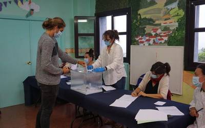 Ia 8 puntu jaitsi da parte hartzea Gipuzkoan arratsaldeko zenbaketaren arabera