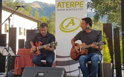 Keu Agirretxea eta Pablo Novoa Arantzan aritu dira