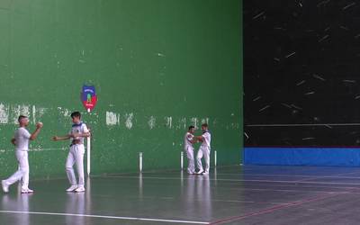 Elola-Etxeberria izan dira Santio pilota txapelketako  irabazleak