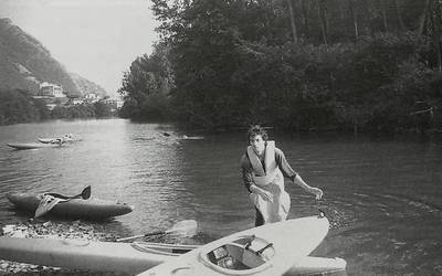 Piraguan ibiltzeko aukera